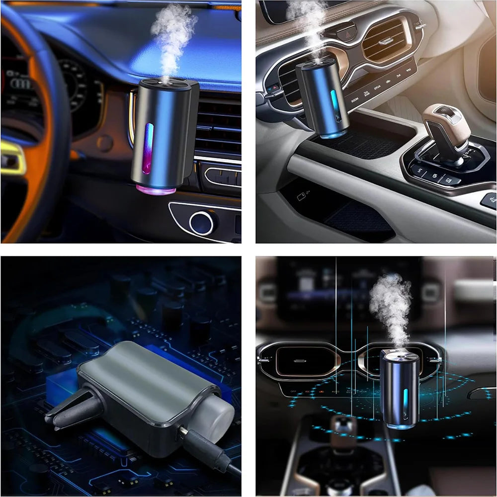CAR Humidifier Essential Oil Diffuser Smart Car Air Aromatherapy Diffu