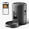 Automatic 2L Cat Feeder Timed Dog Food Dispenser Black Wifi Pet Feeder