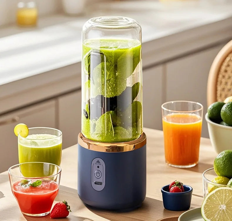 Portable Electric Mini Juicer Blender for Fresh Fruit Orange Citrus Le