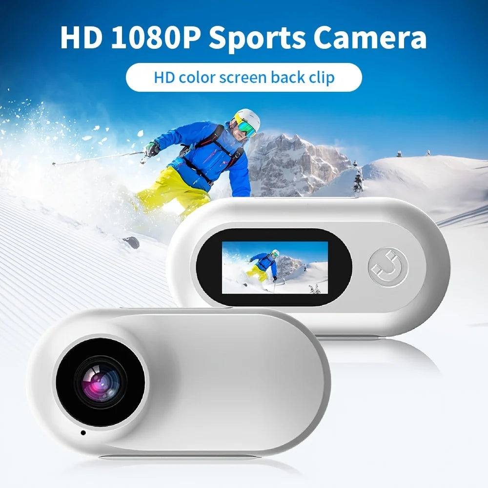HD Smart Thumb Camera with Magnetic Rotating Mount Outdoor